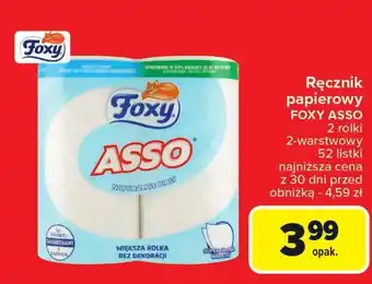 Carrefour Ręcznik papierowy Foxy oferta