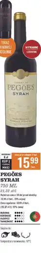 Biedronka Wino Pegoes Syrah oferta