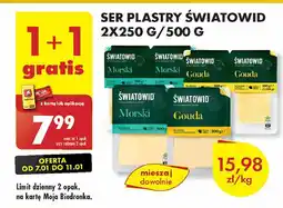 Biedronka Ser gouda plastry Światowid oferta