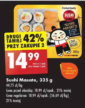 Biedronka Sushi masato 4You oferta