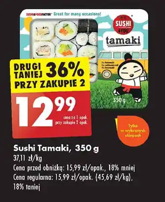 Biedronka Sushi tamaki 4You oferta