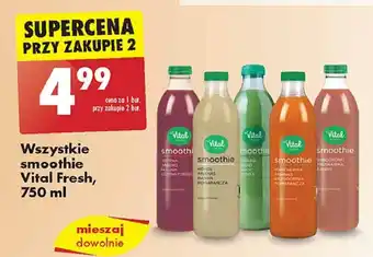 Biedronka Smoothie truskawka-banan Vital Fresh oferta