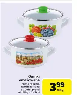Carrefour Garnki emaliowane oferta