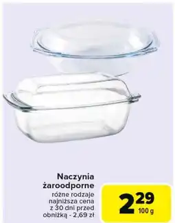 Carrefour Naczynia żaroodporne oferta