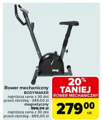 Carrefour Rower treningowy magnetyczny Bodymaker oferta