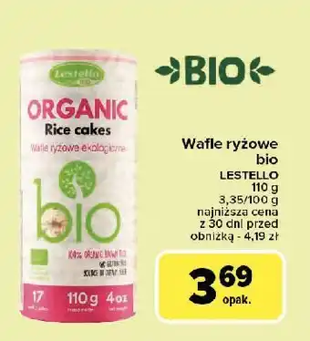 Carrefour Wafle ryżowe bio Lestello oferta