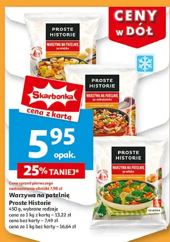 Auchan Warzywa na patelnie po włosku Iglotex Proste Historie oferta