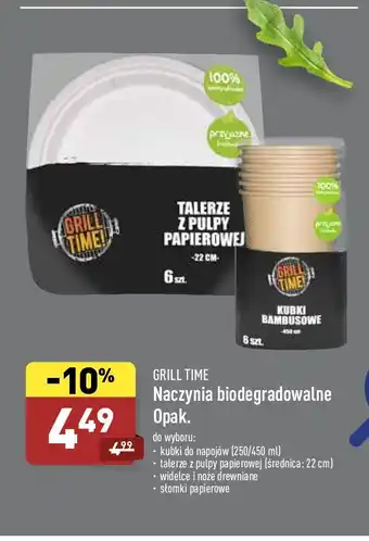 ALDI Kubki bambusowe 450 ml 1 OPAK 12 SZT oferta