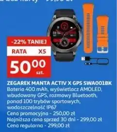 Auchan Smartwatch activ swa001bk Manta oferta