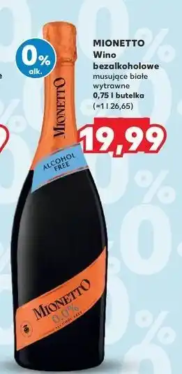 Kaufland Wino Mionetto 0.0% oferta