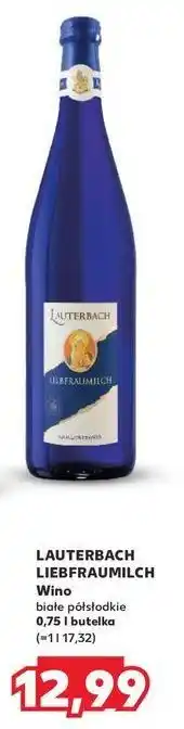 Kaufland Wino Lauterbach Liebfraumilch oferta