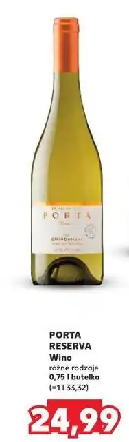 Kaufland Wino wytrawne Porta Reserva Chardonnay oferta