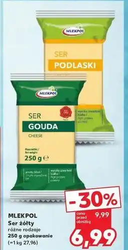 Kaufland Ser podlaski - kawałek Mlekpol oferta