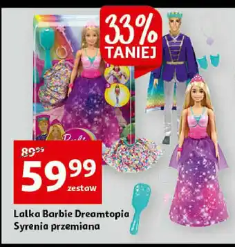 Auchan Lalka książę syrenia przemiana 1 SZT oferta