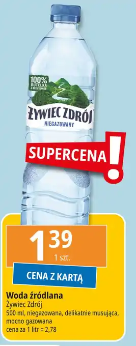 E.Leclerc Woda delikatnie musująca Żywiec Zdrój oferta