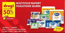 Biedronka Nawilżany papier toaletowy Queen oferta