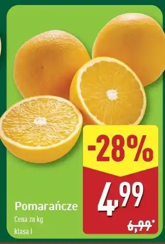 ALDI Pomarańcze oferta