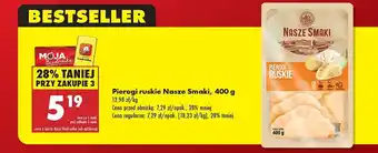 Biedronka Pierogi ruskie Nasze Smaki oferta