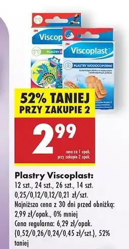 Biedronka Plastry tamujące krawienie Viscoplast oferta