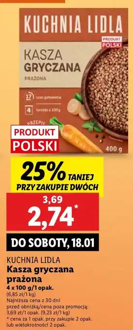 Lidl Kasza gryczana Kuchnia Lidla.pl oferta