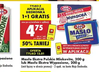 Biedronka Masło Mlekovita oferta