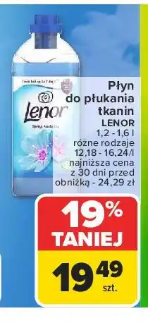 Carrefour Płyn do płukania spring awakening Lenor oferta