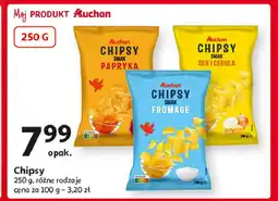 Auchan Chipsy fromage Auchan oferta