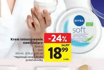 Intermarche Krem do twarzy i ciała intensywnie nawilżający Nivea Soft oferta