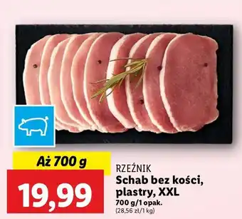 Lidl Schab bez kości - plastry Rzeźnik Codzienna Dostawa oferta