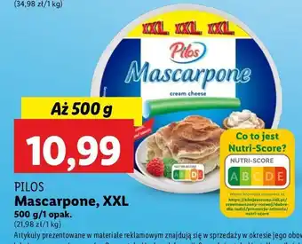 Lidl Serek mascarpone Pilos oferta