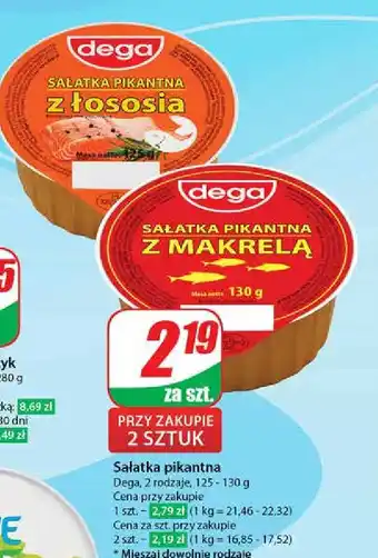 Dino Sałatka pikantna z łososia Dega oferta