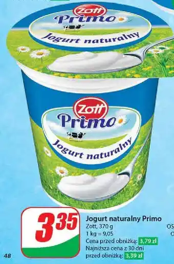 Dino Jogurt naturalny Zott Primo oferta