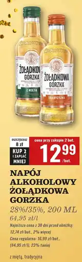 Biedronka Wódka Żołądkowa Gorzka Tradycyjna oferta