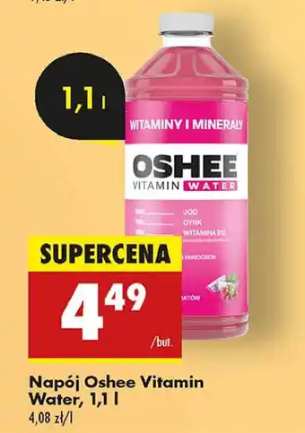 Biedronka Napój witaminy i minerały Oshee Vitamin Water oferta