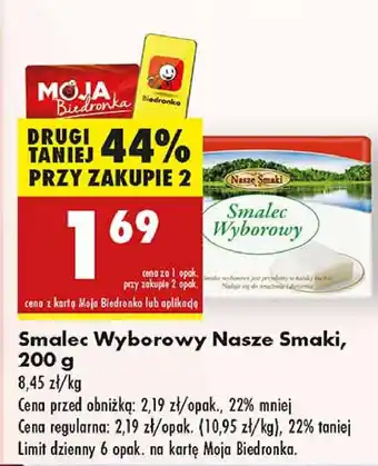 Biedronka Smalec wyborowy Nasze Smaki oferta