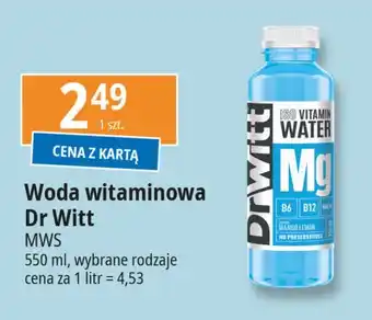 E.Leclerc Napój z magnezem Dr Witt Vitamin Water oferta