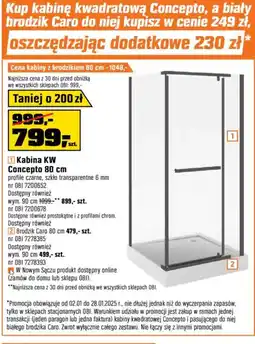 OBI Kabina KW Concepto 80 cm oferta