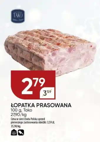 Chata Polska Łopatka prasowana tako oferta