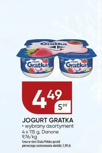 Chata Polska Jogurt gratka danone oferta