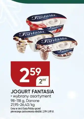 Chata Polska Jogurt fantasia danone oferta