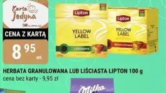 bi1 Herbata Granulowana lub Liściasta Lipton oferta