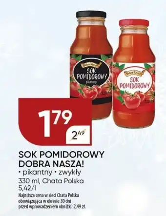 Chata Polska Sok pomidorowy dobra nasza chata polska oferta