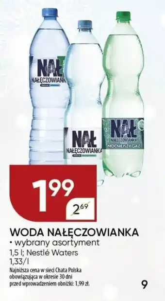 Chata Polska Woda nałęczowianka nestlé waters oferta