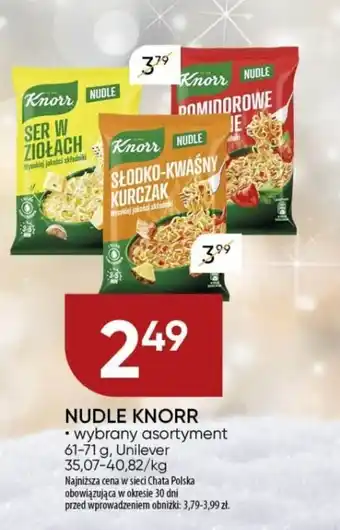 Chata Polska Nudle knorr unilever oferta