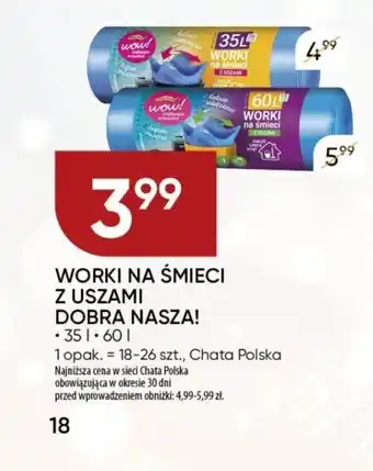 Chata Polska Worki na śmieci z uszami dobra nasza! chata polska oferta