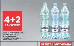 Wafelek Woda mineralna Cisowianka oferta