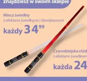 NKD Miecz świetlny / Czarodziejska różdżka oferta