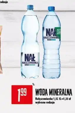 Społem Nałęczowianka Naturalna woda mineralna niegazowana 1,5 l oferta