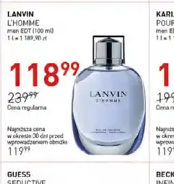 Jawa Drogerie Lanvin L'Homme oferta
