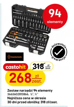 Castorama Zestaw narzędzi Magnusson oferta